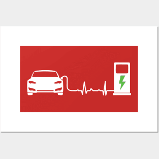 10 Things I Love About My Tesla (Light Text) Posters and Art